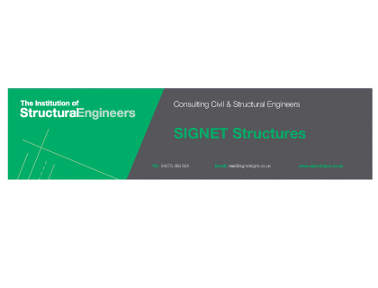 IstructE Signboard IstructE Signboard