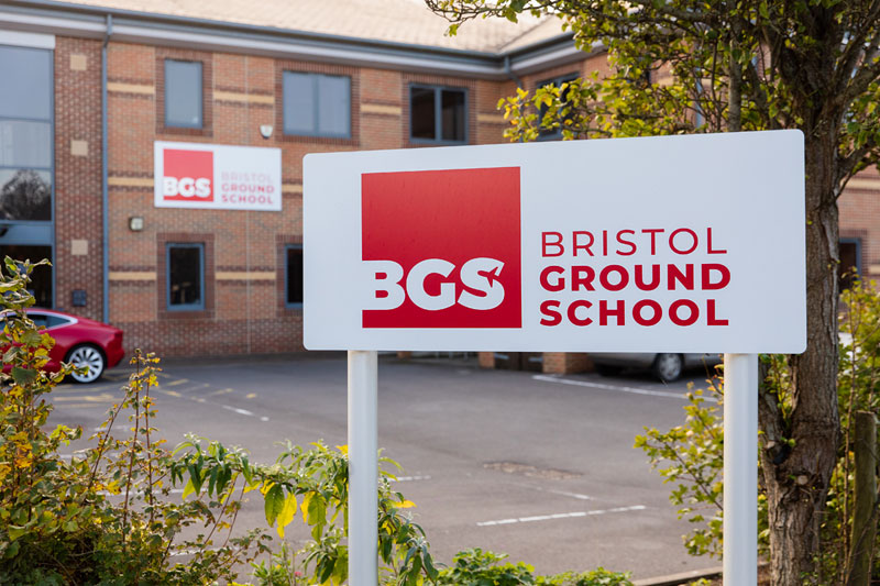 New Signs for Bristol Ground School Signs