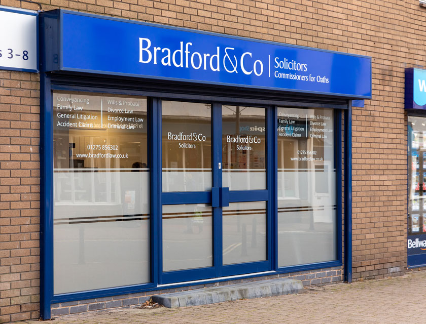 New Shop Signs for Bradford Solicitors Signs