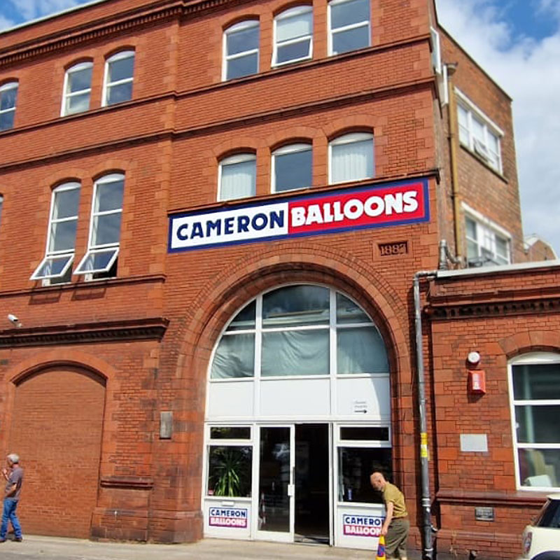 signs for cameron balloons in bristol